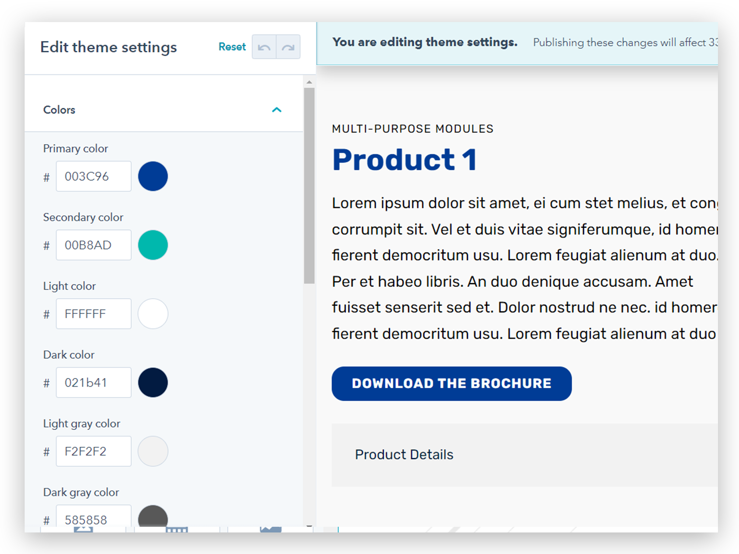Simple and Efficient Customization