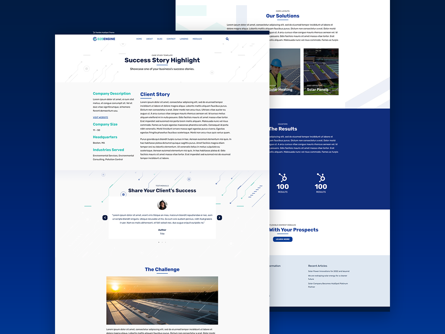 B2B Specific Templates